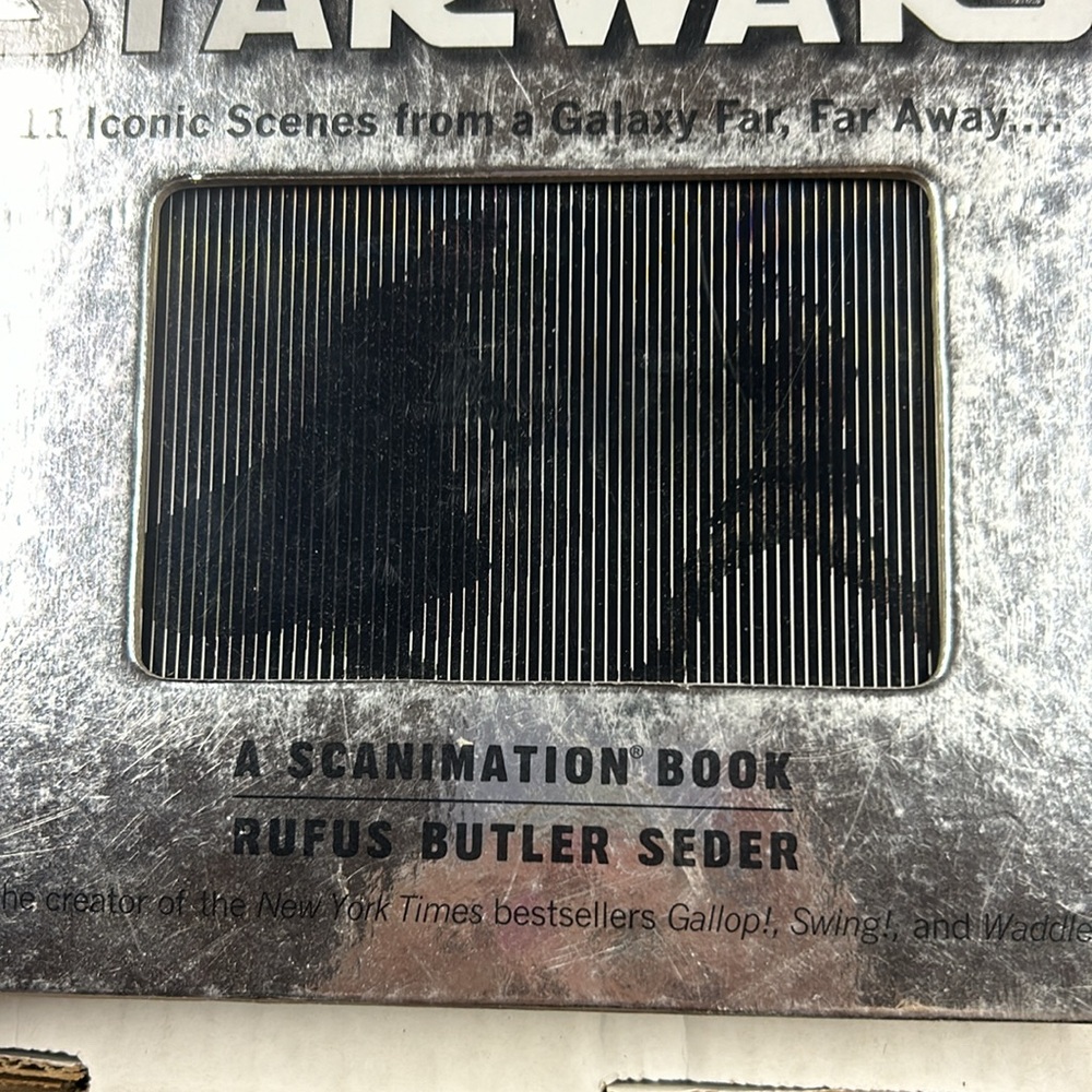 Star Wars animated "scanimation" Book collectors book hardcover
